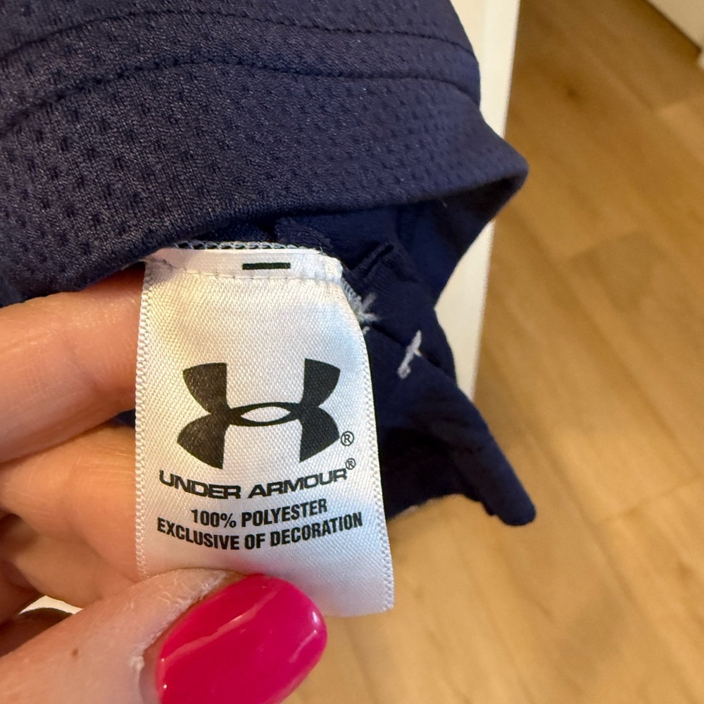 NWOT mens Columbia University school spirit, 1/4 zip Under Armour long sleeve - Picture 7 of 7
